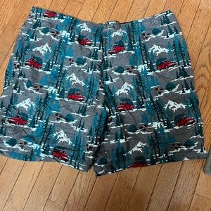 Holiday Print, Sleep Shorts, Eddie Bauer